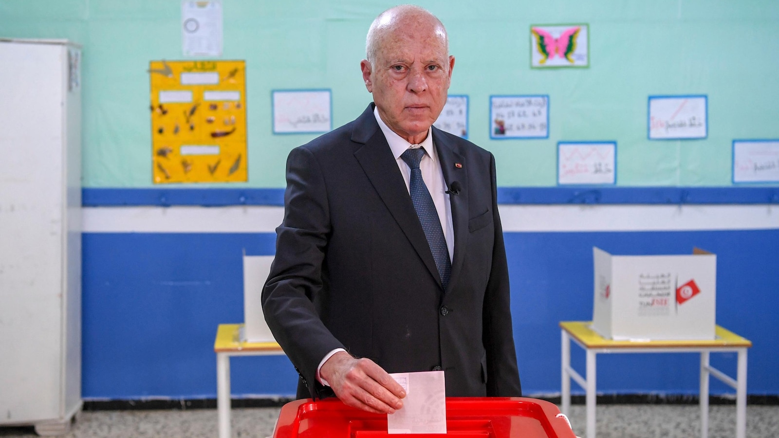 Tunisian President Saied files paperwork to run in October's election